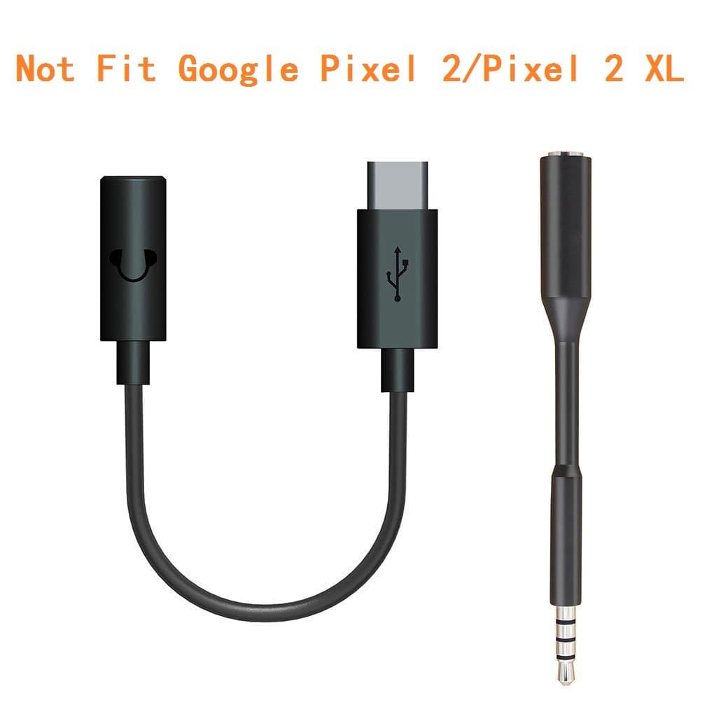 Monoy HTC U12 Type C to 3.5 mm Audio Speaker Headphone Stereo Microphone Female Adapter USB C Connector for HTC U12,HTC U11,HTC U Ultra,HTC U11 Eyes,HTC Bolt,HTC U Play (Black Audio Adaptor)