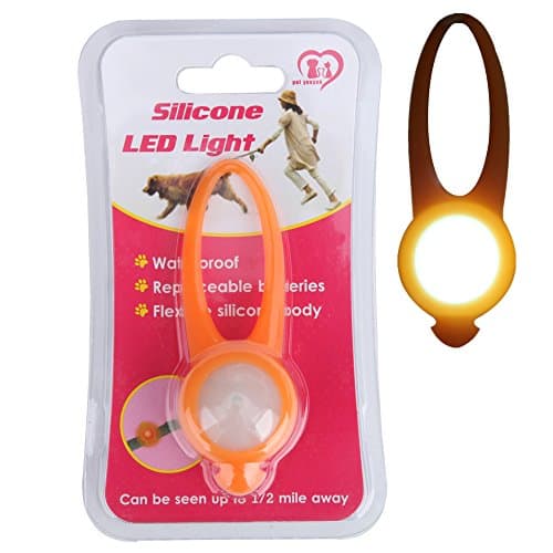 Waterproof Dog Collar Light Led Safety Spotlight by KOOLTAIL