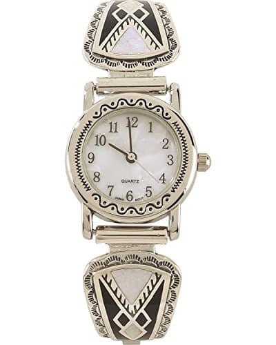 Silver Legends Women's Multi Channel Opal Watch White One Size