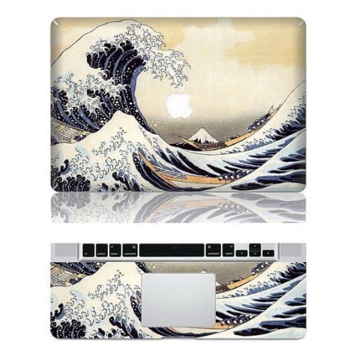The Great Wave Macbook Decals Stickers for Apple Macbook