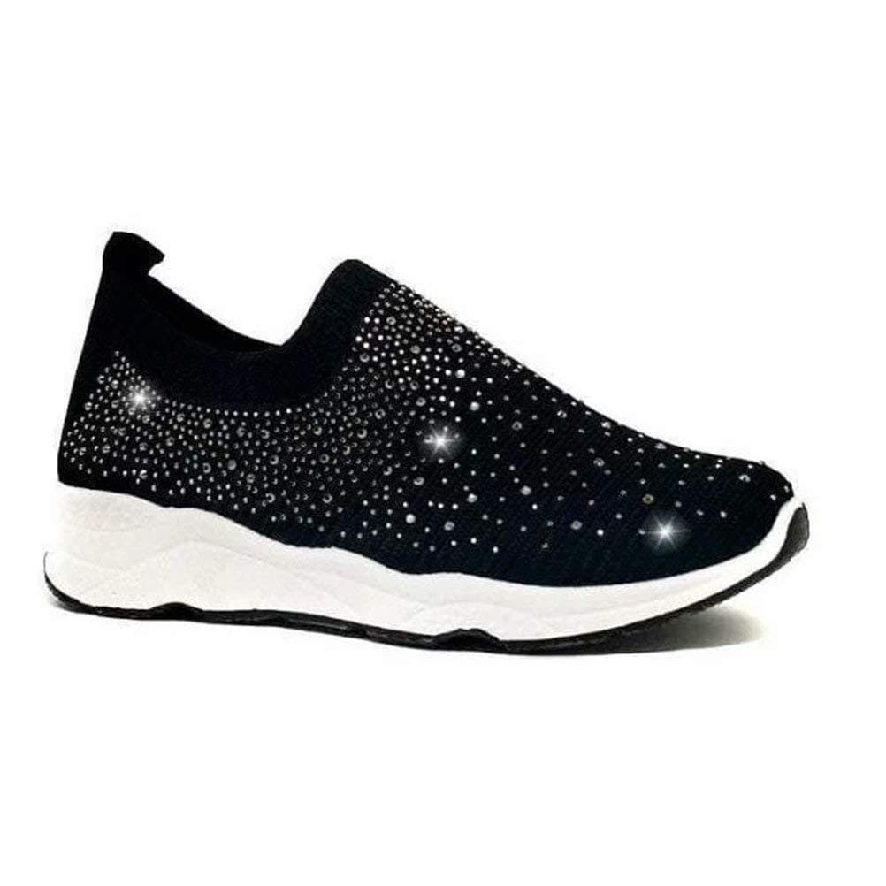 UniSweet Womens Crystal Sizzle Sneakers