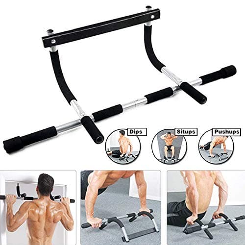 PerGrate Iron Gym Pull Up Sit Up Door Bar Portable Chin-Up for Upper Body Workout Doorway