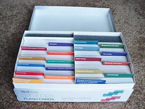 Medstudy 2012-2013 Pediatrics Flash Cards
