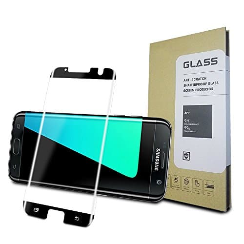 Samsung Galaxy S7 Edge Screen Protector YiYiYi Case Friendly Curved Protection Film Cover Curved Edge Film Cover Curved Edge - Black