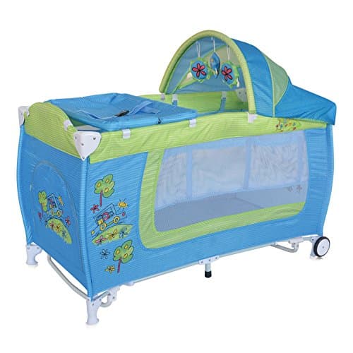 Lorelli 1008037 Danny 2 Layers Rocker Baby Cot, Multi-Color