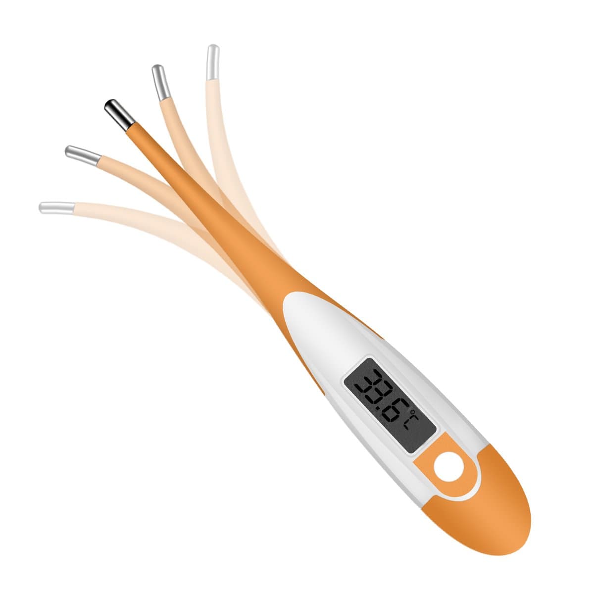 Digital bbt Basal Body Temperature Thermometer W/ Flexible Tip| Ideal For Oral/ Rectal/ Axillary/ Armpit/ Underarm FDA Approved Temperature| Clinical Detecting Fever For Infant/ Baby/ Children/Kids & Adults