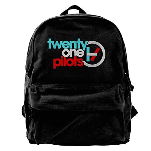 ATTENRY Canvas Backpacks 21 Pilots Canvas Backpack Travel Rucksack Backpack Daypack Knapsack Laptop Shoulder Bag