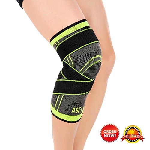 Knee Sleeve, Compression Fit Support -for Joint Pain and Arthritis Relief, Improved Circulation Compression - Wear Anywhere - Single (Medium)