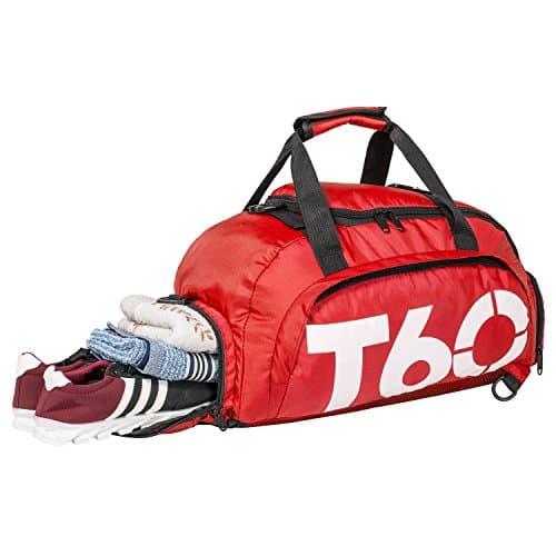 HIKA Multi-function Travel Duffel Bag Gym Sport Bag Backpack with Shoe Compartment