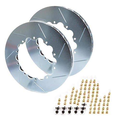 Girodisc (D1-122) Replacement Front Slotted Rotor Ring (No Hat) for Porsche 991 C2S/C4S