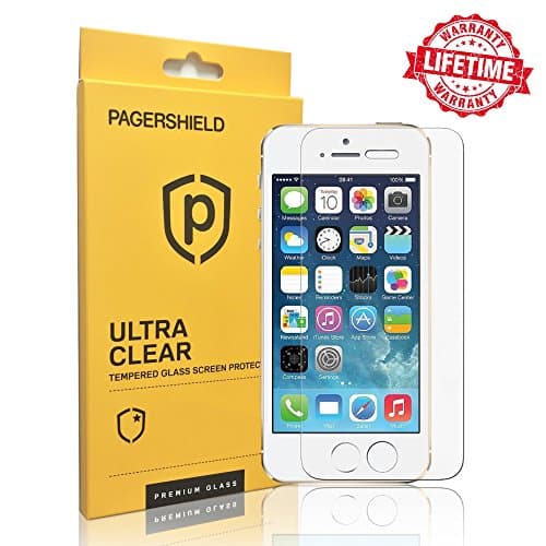 iPhone 5/5c/5s/5se Screen Protector, Premium Japanese (AGC Asahi Glass) Tempered Glass 9H Hardness 3D Touch Compatible HD Ultra Clear 0.3mm Thickness