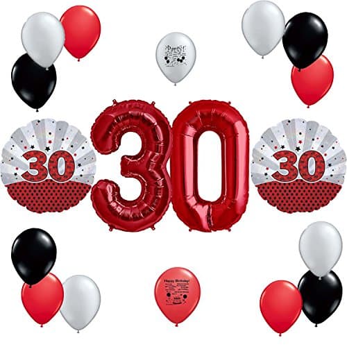 Happy 30th Birthday Balloon Set