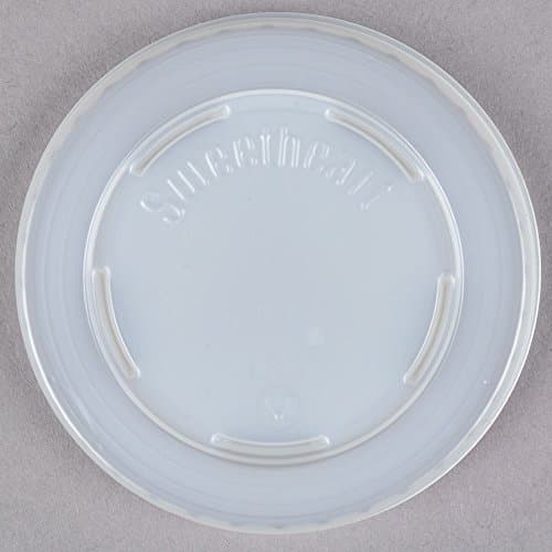 Dart Solo L53-0100 5 oz. Translucent Flat Plastic Lid 125/Pack