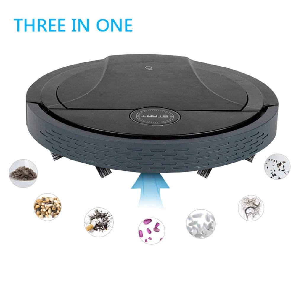 Robot Vacuum, Sweeping, Vacuuming and Mopping 3 in 1 Multifunctional Vacuum Cleaner, Super-Thin Quiet USB Charging, Avoid Obstacles Intelligently, Robot Vacuum Cleaner for Pet Hair,Hard Floor,Carpet