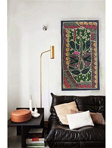 Indian handmade Wall Hanging Bohemian patchwork Tapestries , Headboard tapestries , Runner, WALL Art Embroidered Vintage Tapestry