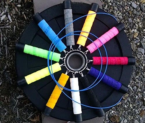 Custom Jump Rope w/Blue cable 3/32"dia (Blue Handles/8'5" Rope Ln) for X-Fitters