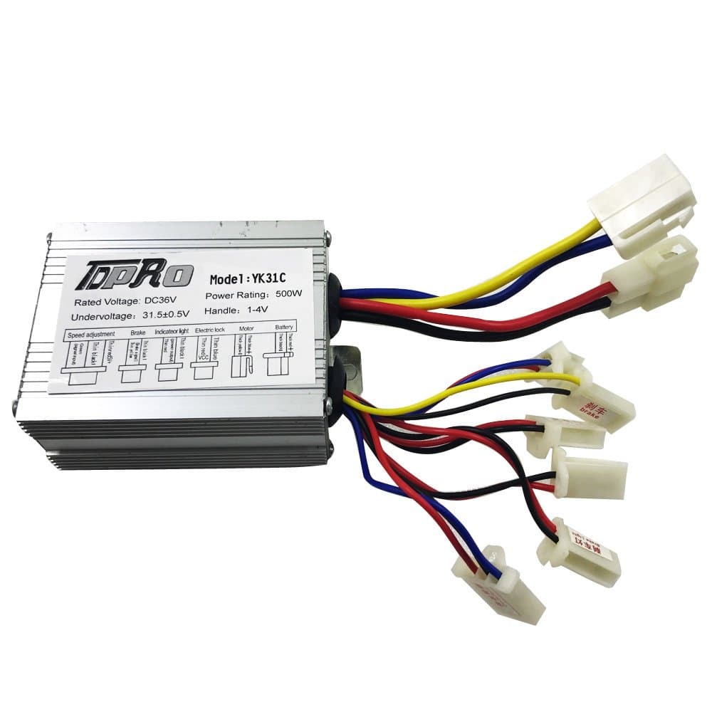 New 36V 500W Brushed Motor Speed Controller For E-Bike Tricycle minibike Scooter
