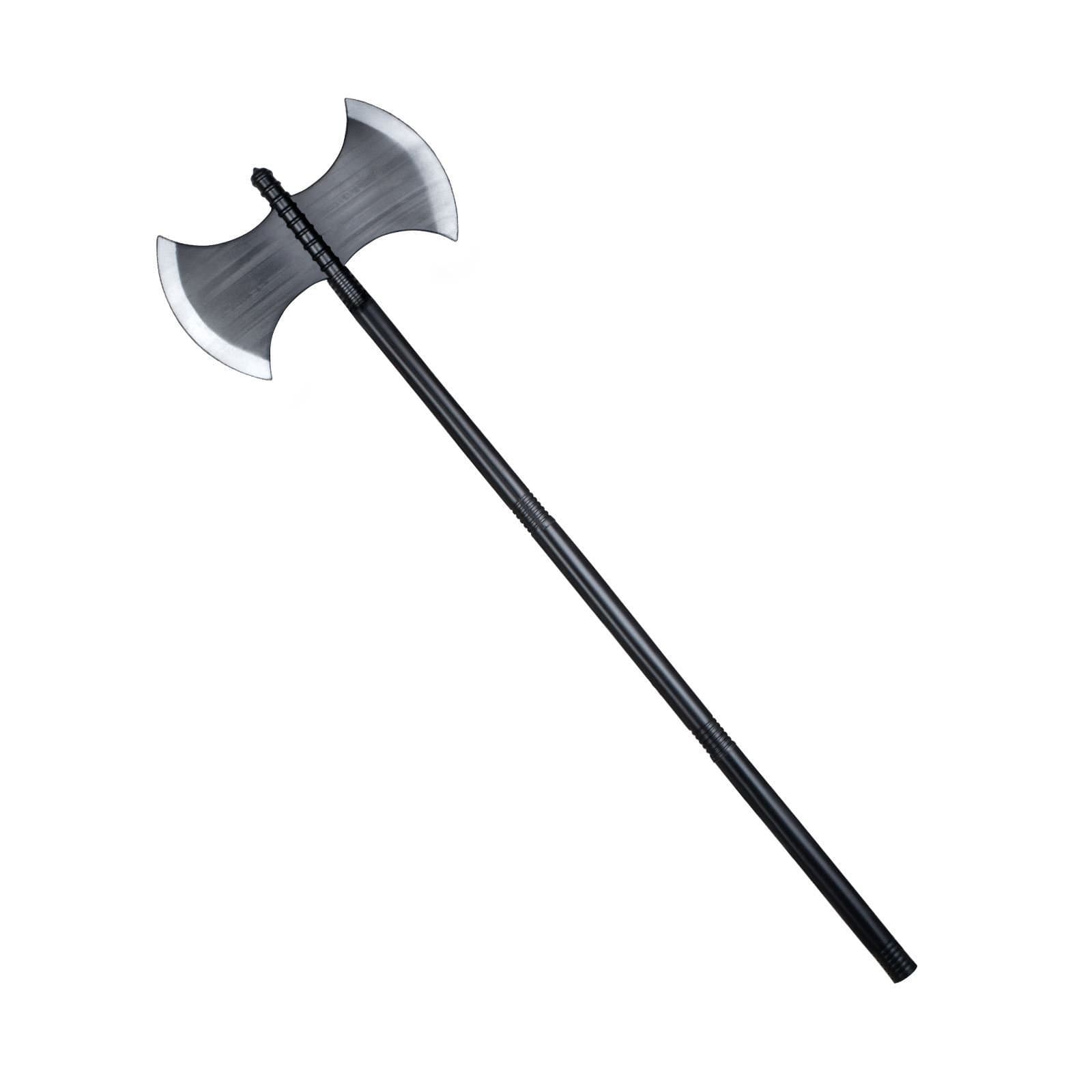 amscan Giant 106cm Tall Medieval Battle Axe Executioner Plastic Weapon Halloween Horror Costume Acessory Wall Decoration Roleplay Toy Mens Kids Adjustable Size Black and Grey
