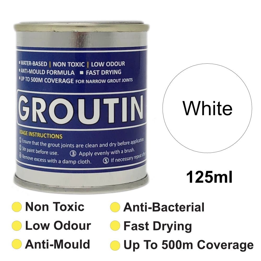 White Groutin Grout Reviver, Restore