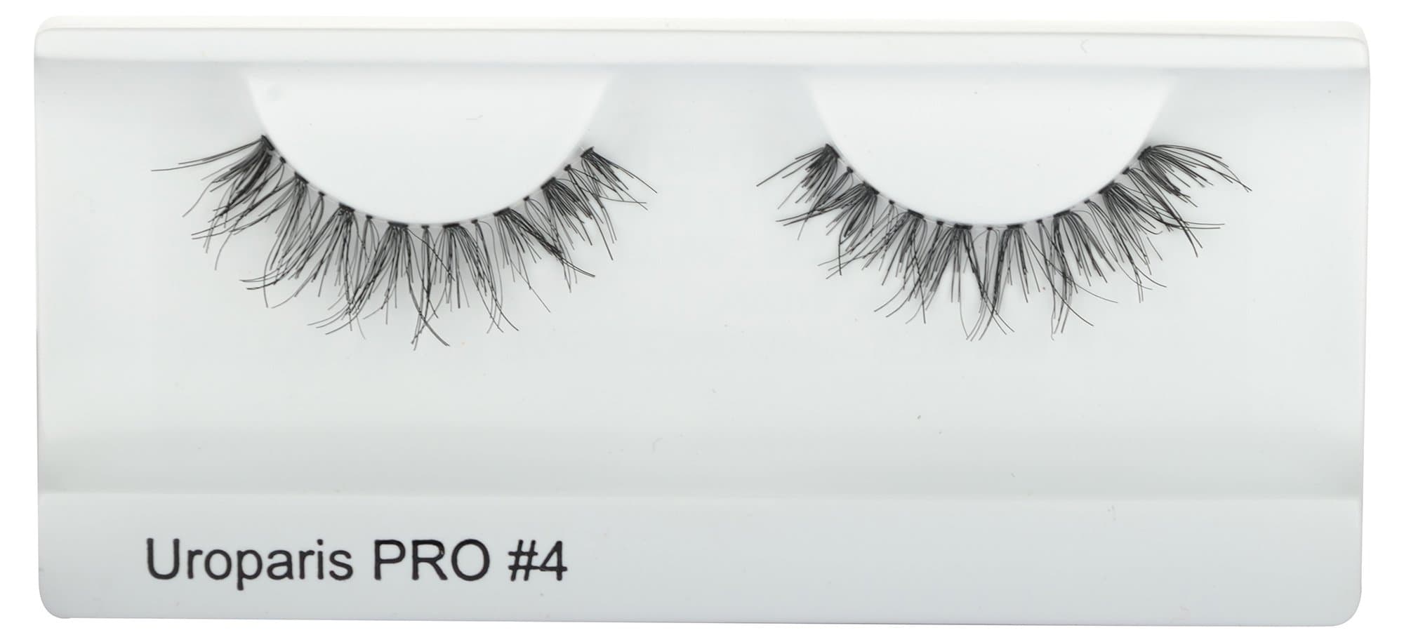 UROPARIS False Eyelashes for Women, 4, Black