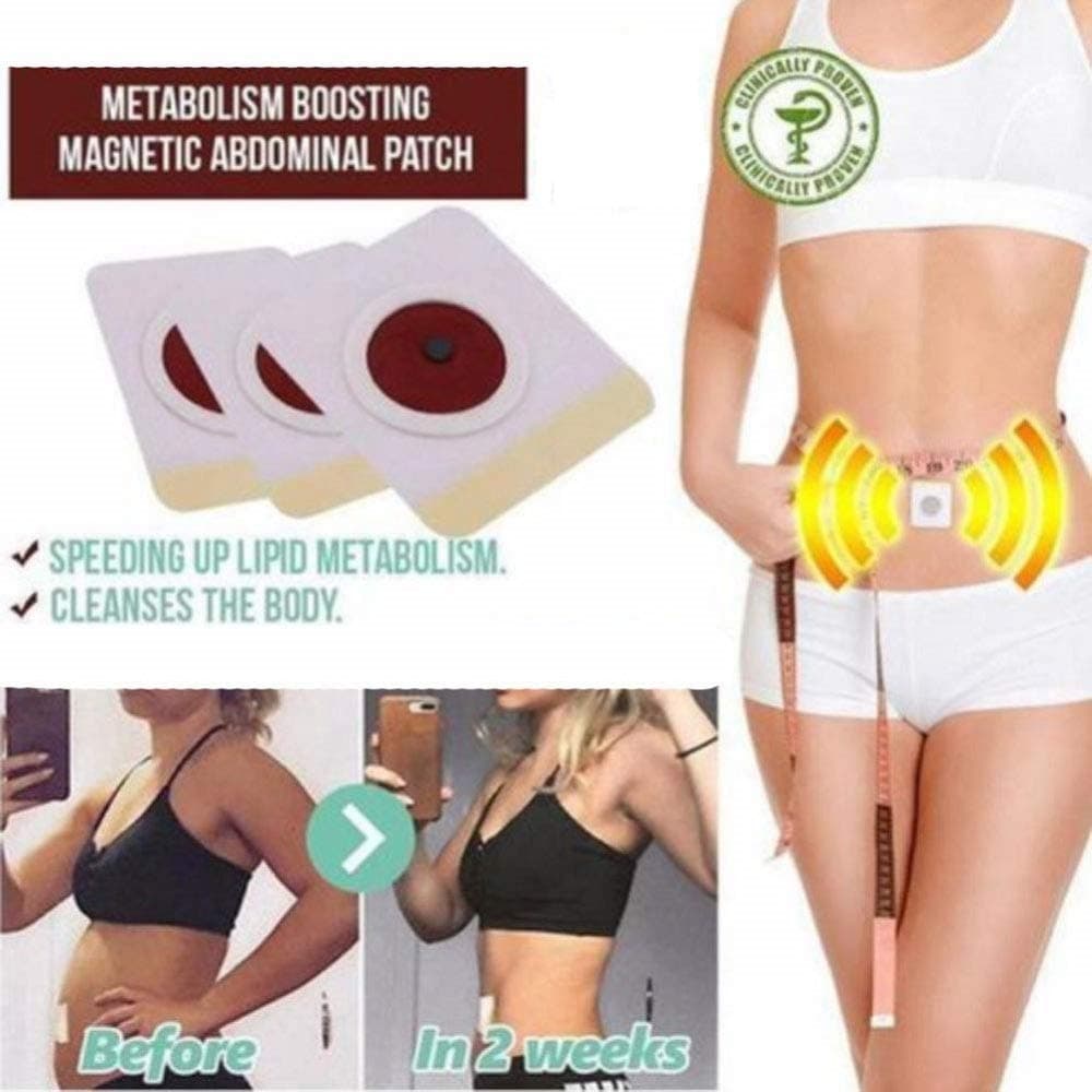 Magnetic Metabolism Boosting Abdominal Patch,Slimming Patch Detox, Fat Burning Abdominal Fat Away Sticker(30/50/80pcs) (50PCS)