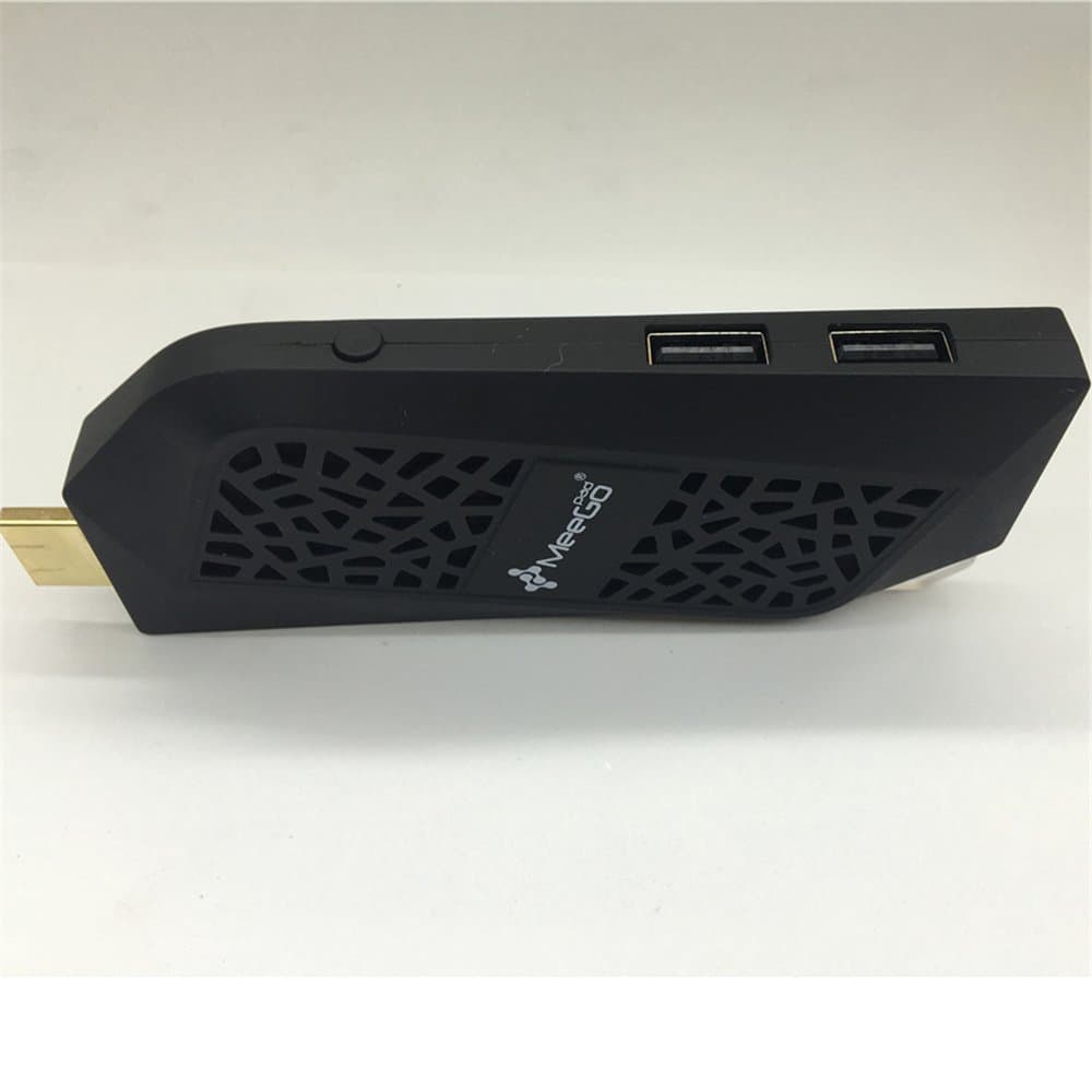 MeeGOPad T08 World's First 4GB RAM Type-C Mini PC,Licensed Windows 10 Intel x5-Z8350 Dual Band WiFi 2.4G/5G Compute Stick(Black)