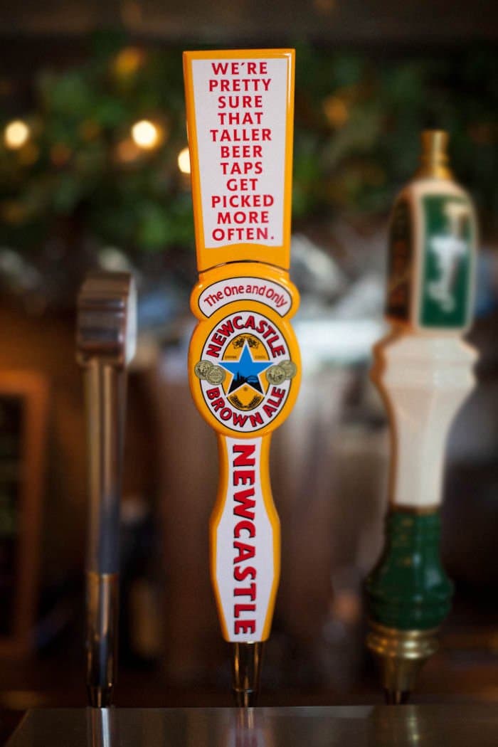 Newcastle Tap Handle - Limited Edition Extra Tall Tap