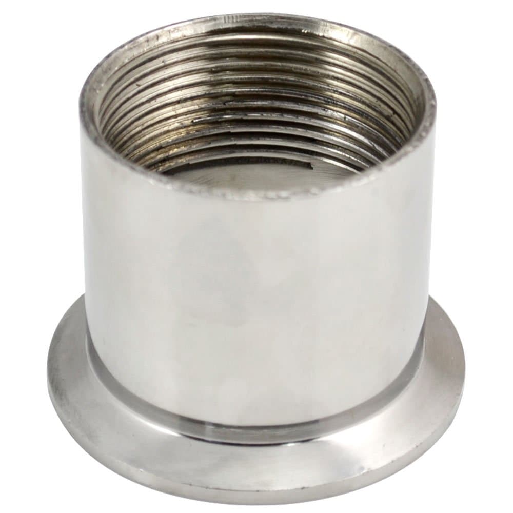 1.5" DN40 Sanitary Female Threaded Pipe Fitting to TRI CLAMP (OD 64mm) Ferrule