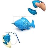 Silicone Tea Infusers - Loose Leaf Tea Infuser - Tea Filters Silicone Handle Loose Tea Steeper for Tea - Stainless Steel Tea Ball Strains for Tea Pot - Tea Diffuser for Fennel Herbal Tea 3 Pack