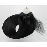 100s 16'' 18'' 20'' 22'' 24'' 26'' Loops Micro Rings Beads Tipped Remy Human Hair Extensions Straight 10 Colors in Women Beauty Style