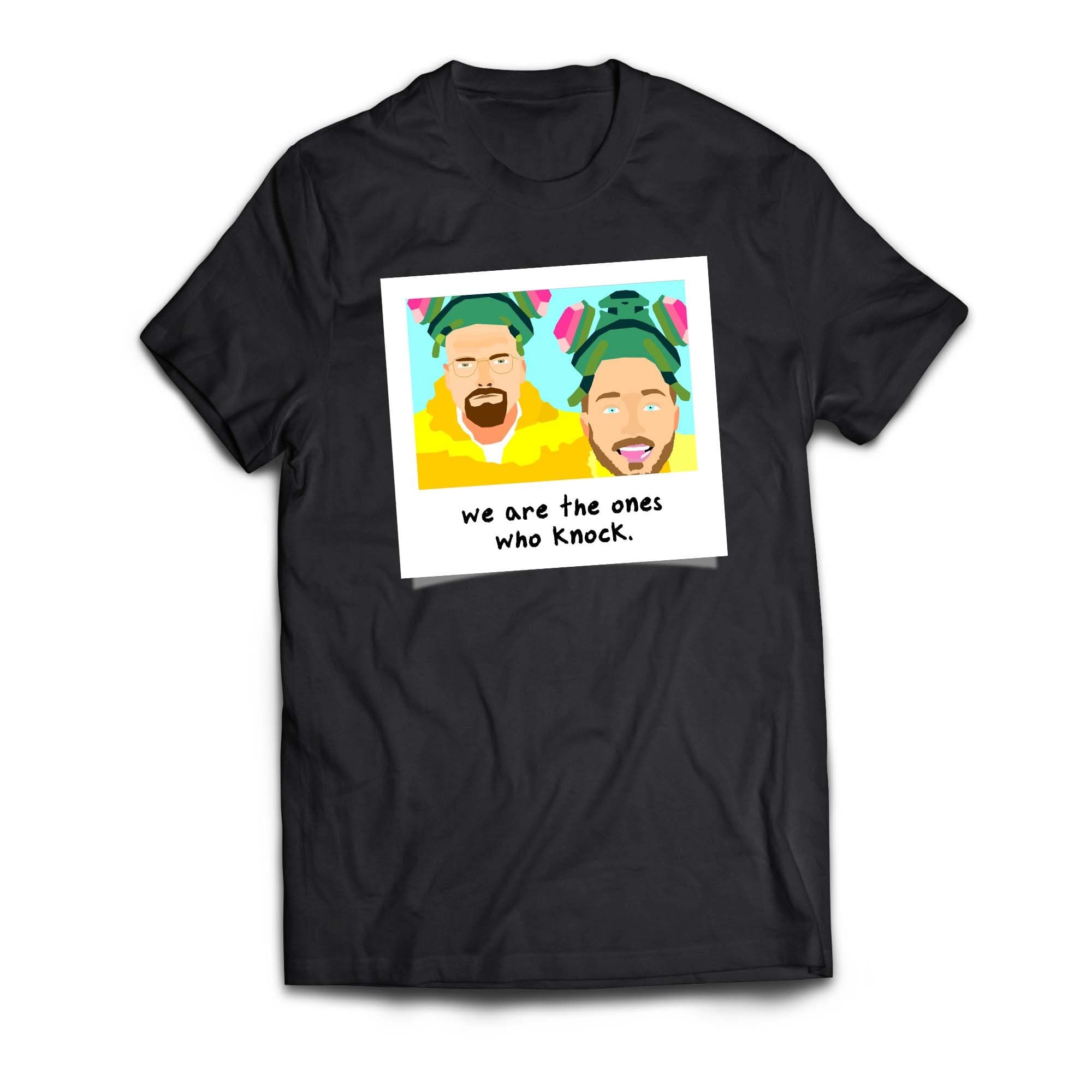 FlippAR Men's Casual Wear Round Neck Interactive Augmented Reality Printed Cotton T-Shirt, Breaking Bad - Black