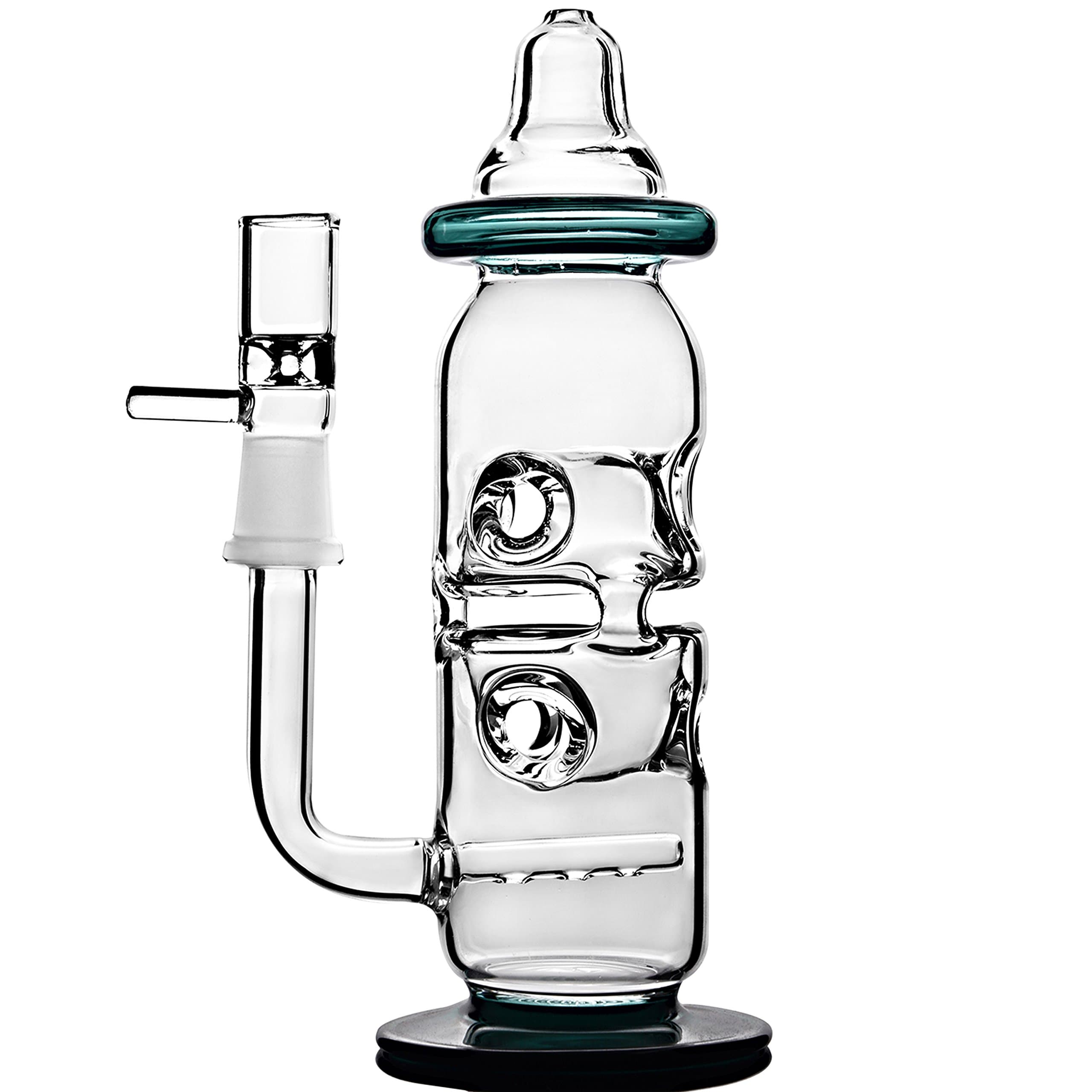 Baby Bottle Design Percolator Bong with Hole