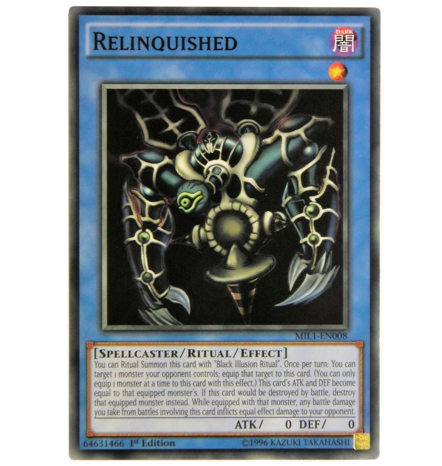 Yu-Gi-Oh! Relinquished MIL1-EN008 Common
