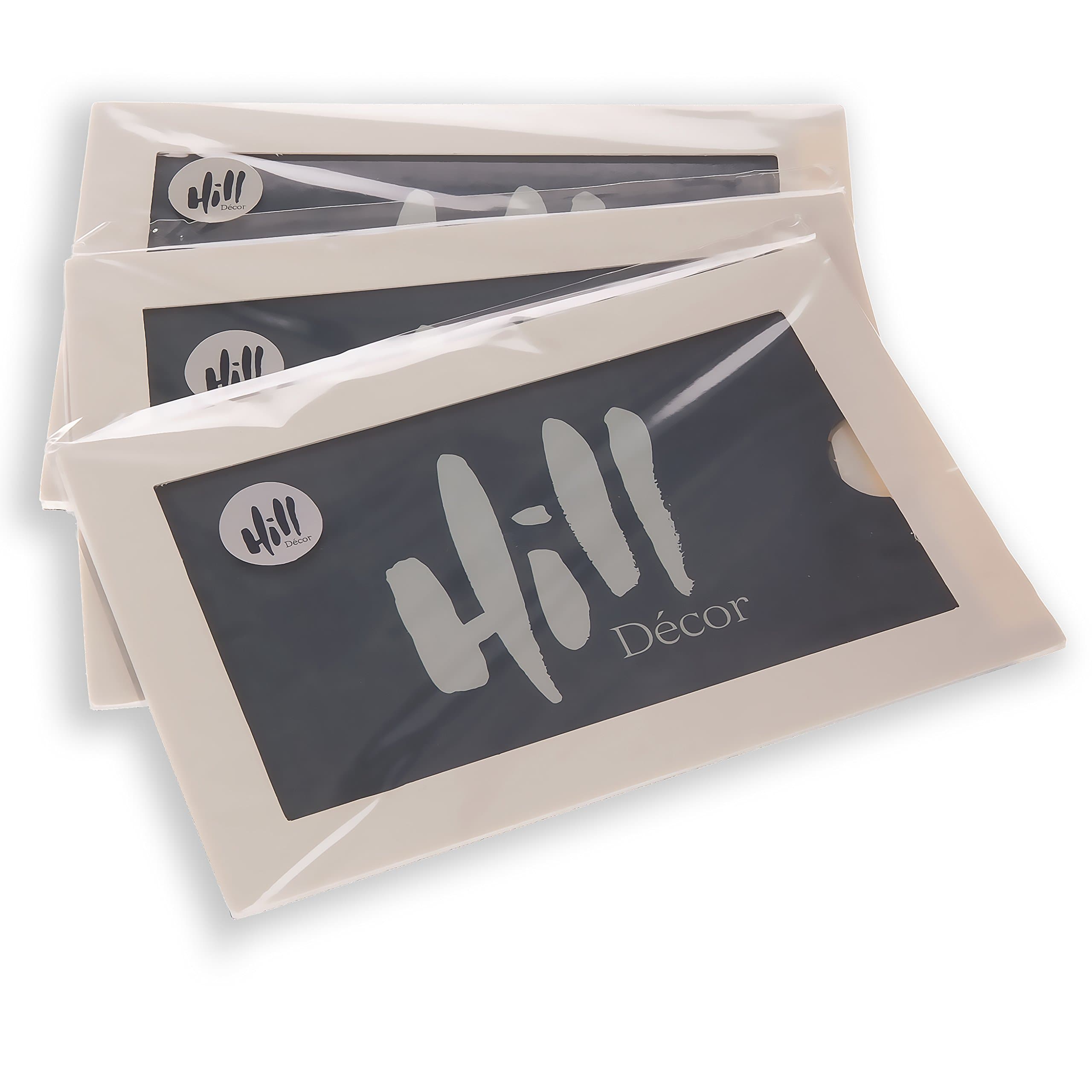 Hill Décor Decorative Picture Frames, Magnetic Photo Frames 3 Pack,! 4x6 Decorate Your Own Picture Frame, Perfect for Fridge, Locker & More. Strongest Magnets, No Damage to Photos