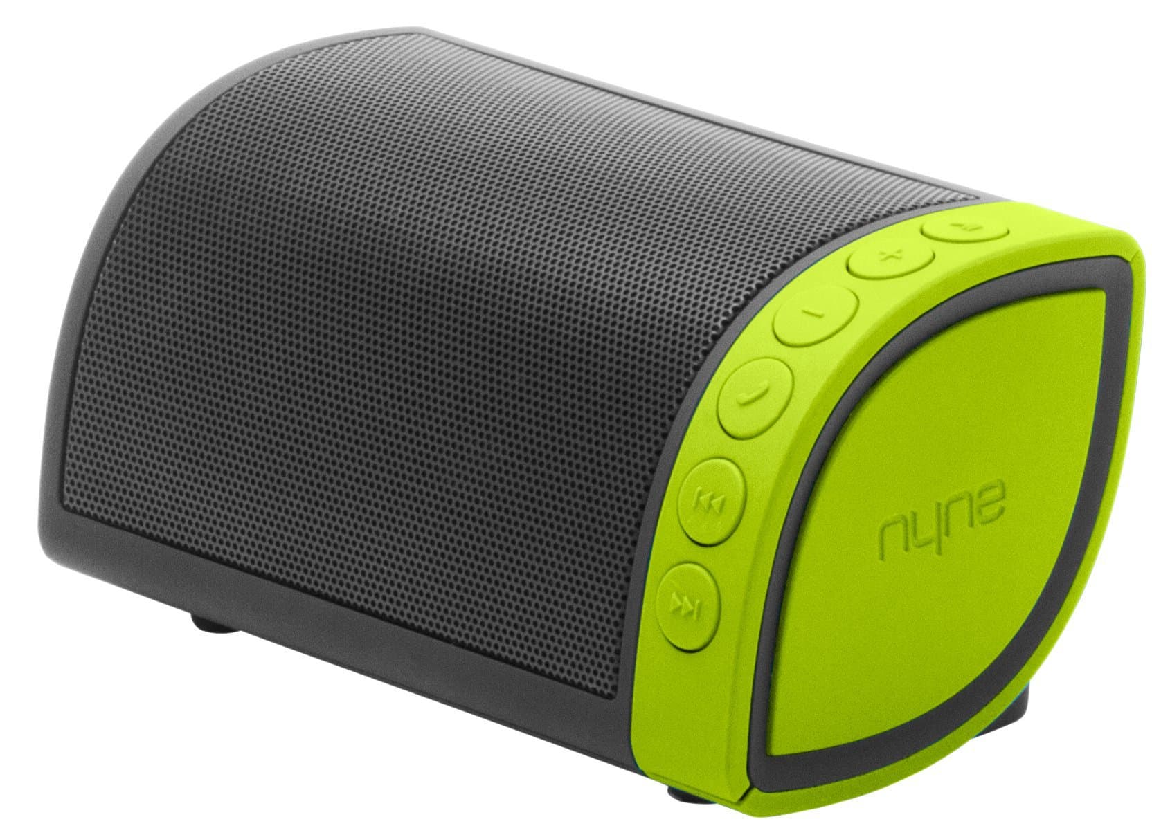 Nyne Cruiser Universal Rechargeable Rugged Portable Bluetooth Wireless Speaker with Built-In Microphone - Green/Grey