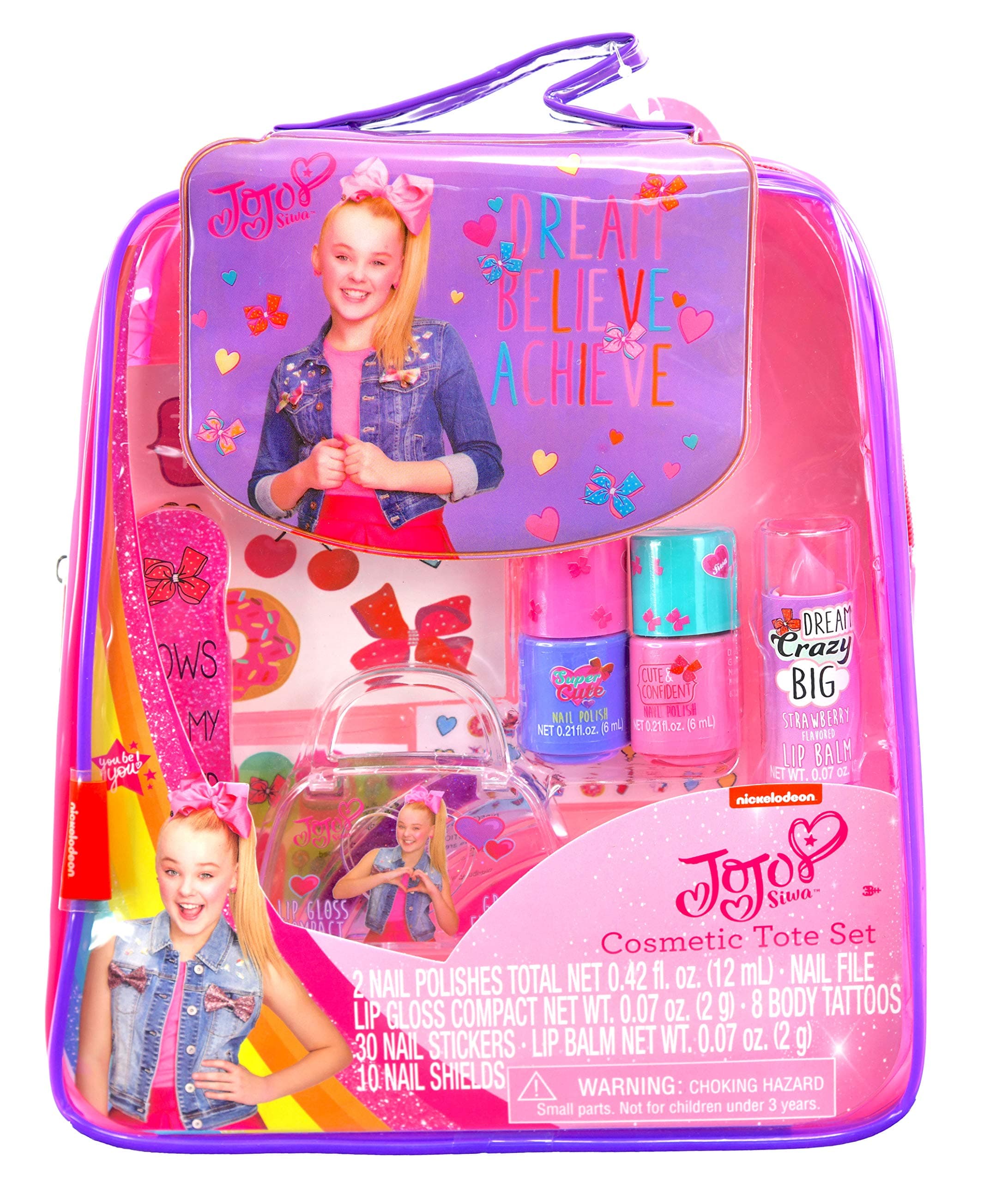 4SGM JoJo Cosmetic Tote Set, Small, Multicolor