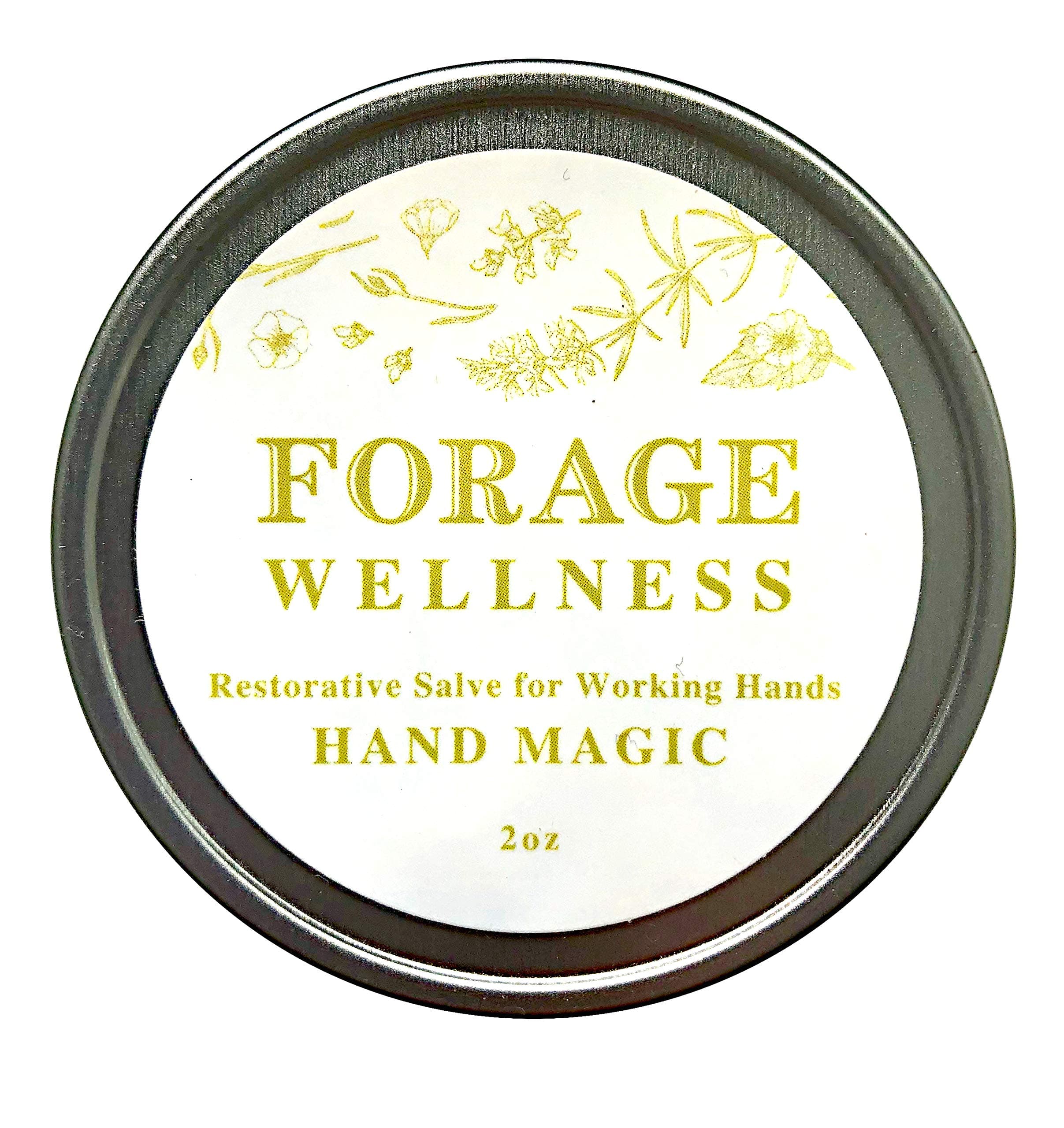 Hand Magic Healing Salve - Zero Waste 2oz Tin - Natural Herbal Balm