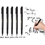 Calligraphy Pens, Water-Based Color Ink - 5 Pack(4 Size),Brush pens,Calligraphy Markers, Brush Markers for Lettering Art,Art Marker, beginger