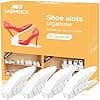 Neprock Shoe Slots Organizer, Adjustable Shoe Rack Stacker Storage Space Saver, Double Deck Shoe Rack Holder for Closet Organization (20-Pack, White)