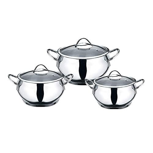 Fiesta Granite Cookware Set, 7 pcs, Pink