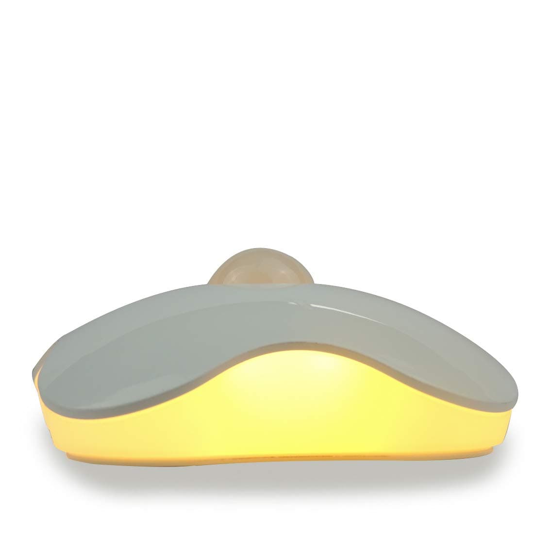 Night Light 1 Pcs SZMAYA DC5V LED Auto PIR Motion Sensor Battery/led Light Motion Sensor/Wall Lights Battery Operated USB Novelty Atmosphere Emergency Table Lamp for Kids(White)