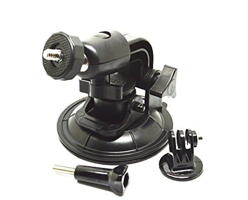 Suction Cup Mount for Gopro Hero 4 Silver Black Session 3+ 3 2 1 HD (Diameter 9cm)