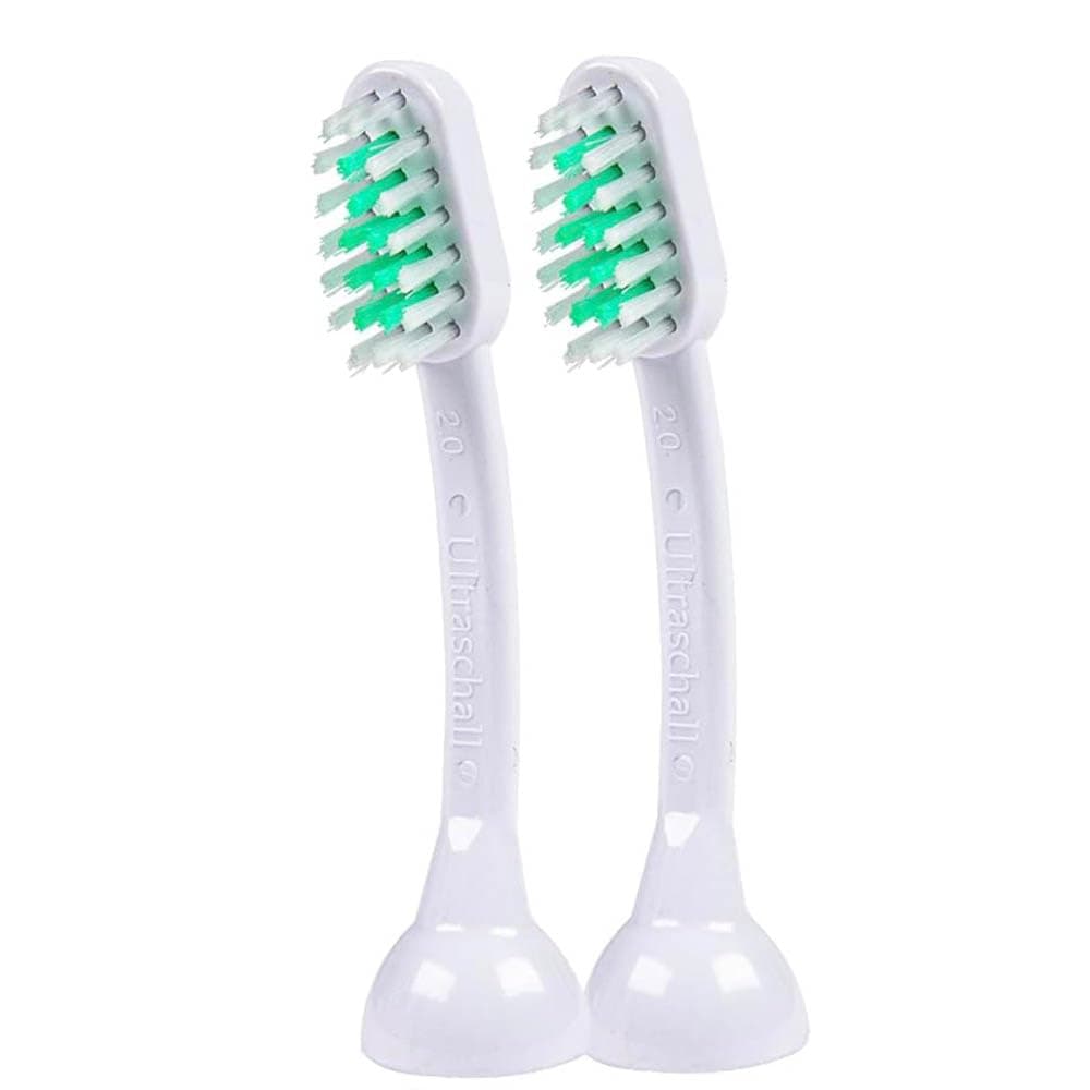 2 x A2 (M) Large Ultrasonic Attachment Brushes for Emmi®-Pet 1.0 & 2.0 Ultrasonic Toothbrush, Prevents Tartar, Fights Bad Breath & Gum Disease - Silent & No Scrubbing