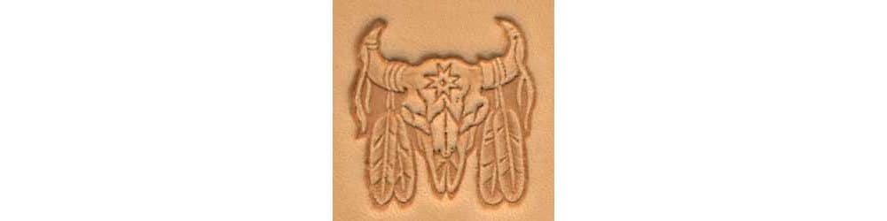 Indian Skull Craftool� 3-D Stamp 88436-00