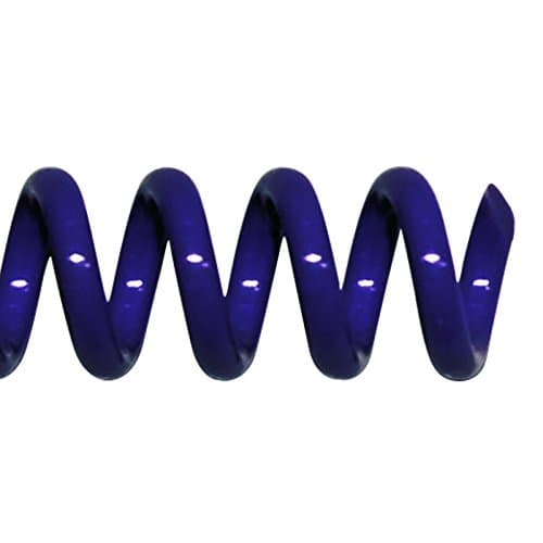 TruBind 10mm (3/8 in.) Spiral Binding Coils for Reports, Presentations and Proposals | 4:1 Pitch | 12 in. Length | Blue | 75 Sheets Binding Capacity | 100 Pack