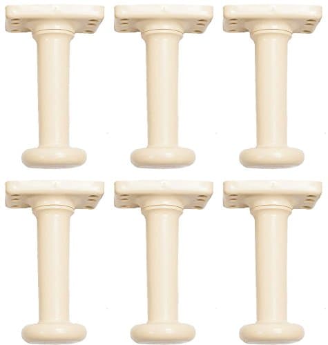 Adjustable Bed Risers 7 Inch Twin Set of 6