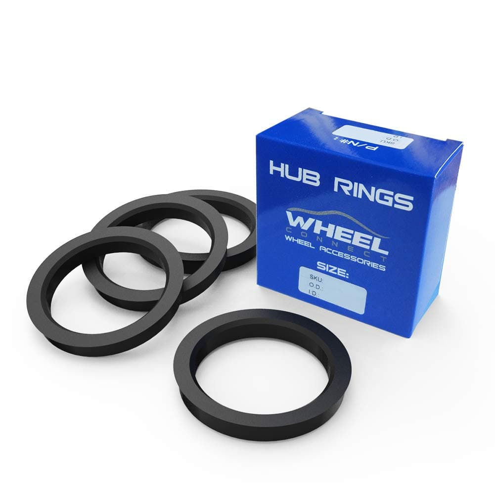 Hub Centric Rings, 73.1 to 54.1, Set of 4, ABS Plastic Hubrings, O.D:73.1-I.D:54.1mm. P