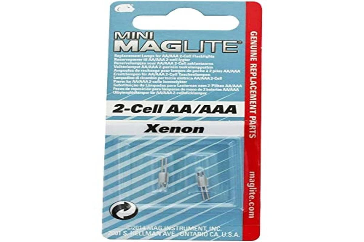 MAGLITE LM2A001 MINI MAGLITE 2AA Bulb / 2AAA Bulb (Blister Pack)
