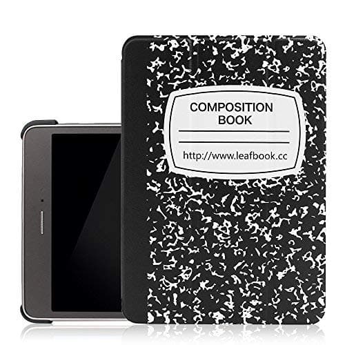 Leafbook Samsung Galaxy Tab A 8.0 Case Samsung Tablet case Ultra PU Leather Stand Cover Case with Auto Sleep/Wake Feature for Samsung Galaxy Tab A 8-Inch Tablet SM-T350, Composition Book