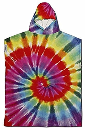 LEUS 43.5” x 33.5” or 33.5" x 27.5" Cotton Changing Towel Poncho - Large or Small Dressing Robe, Inner Kangaroo Pocket